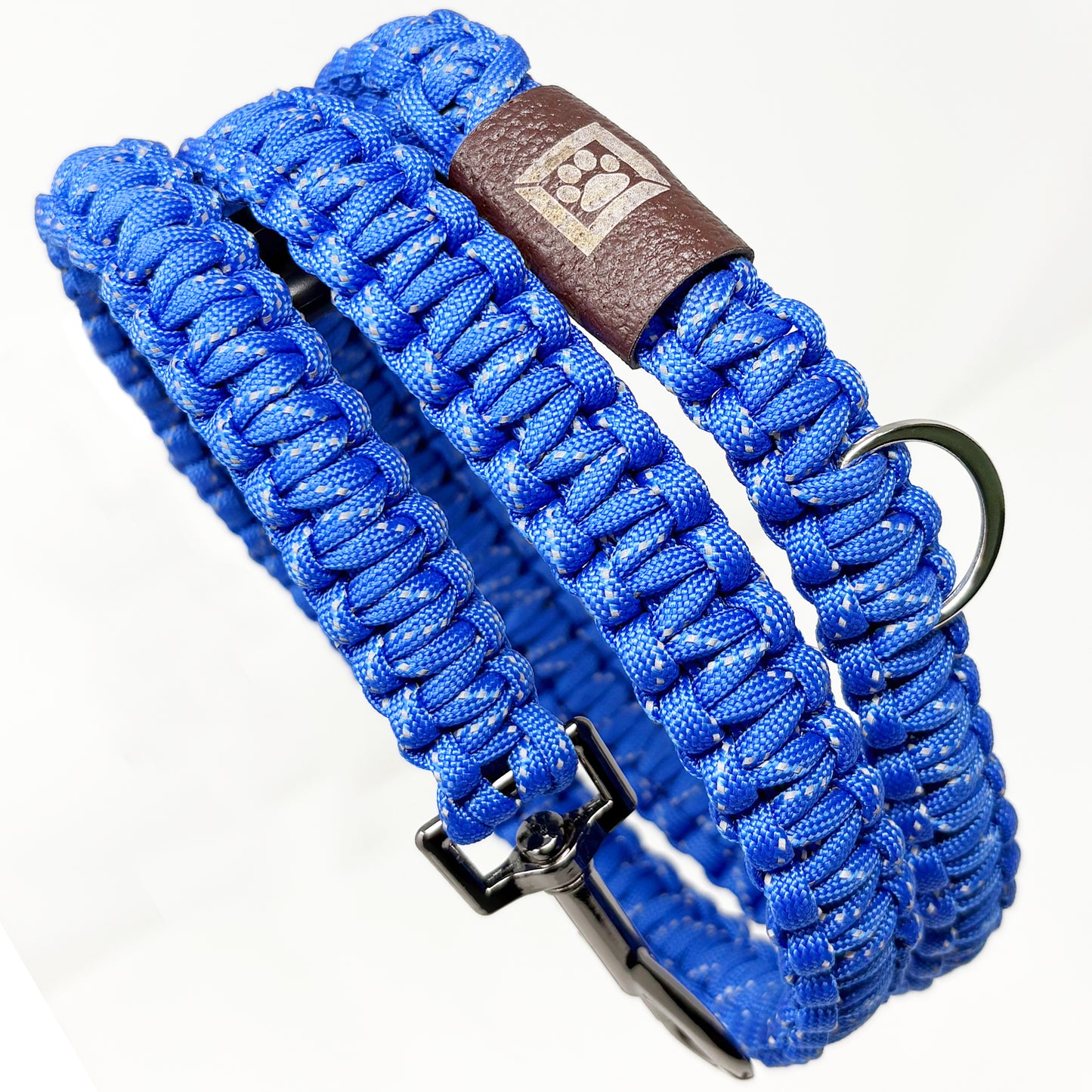 Handcrafted 51 inches Reflective Dog Leash + Free Dispenser & 15 Waste Bags