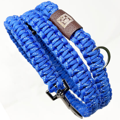 Handcrafted 51 inches Reflective Dog Leash + Free Dispenser & 15 Waste Bags